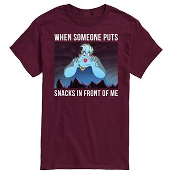 Disney Villains The Little Mermaid Ursula Men's Snacks Graphic Tee