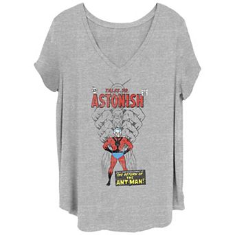 Juniors' Plus Size Ant-Man Vintage Comic Cover Graphic Tee
