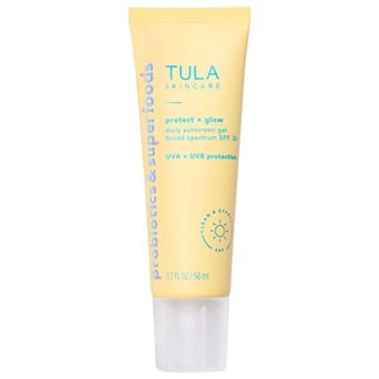 TULA Skincare Protect + Glow Daily Sunscreen Gel Broad Spectrum SPF 30