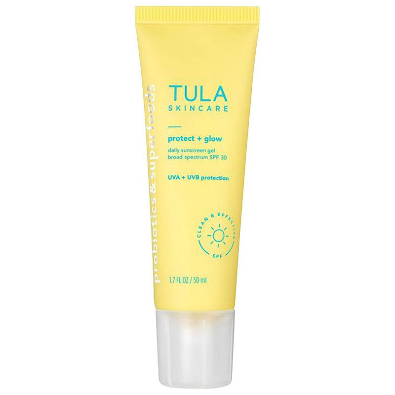 UPC 850014698447 product image for TULA Skincare Protect + Glow Daily Sunscreen Gel Broad Spectrum SPF 30, Size: 3. | upcitemdb.com