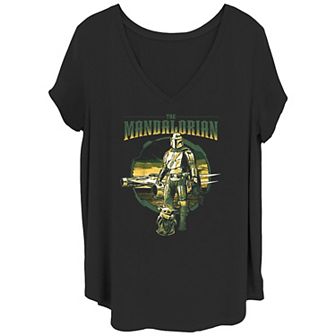 Juniors' Plus Size The Mandalorian Mando Volume Three Graphic Tee