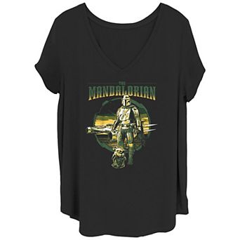 Juniors' Plus Size The Mandalorian Mando Volume Three Graphic Tee