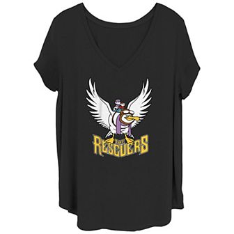Juniors' Plus Size The Rescuers Orville Ready To Flight Graphic Tee