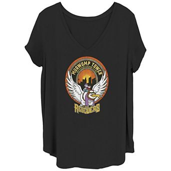 Juniors' Plus Size The Rescuers Mugwump Tower Albatross Airlines Graphic Tee