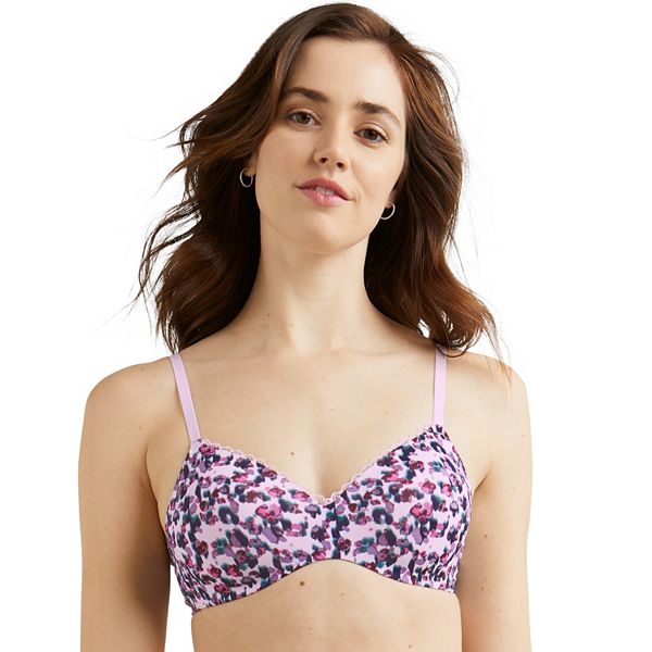 Maidenform Womens Pure Comfort Lace Push-up Wireless Bra Dm7680 :  : Clothing, Shoes & Accessories
