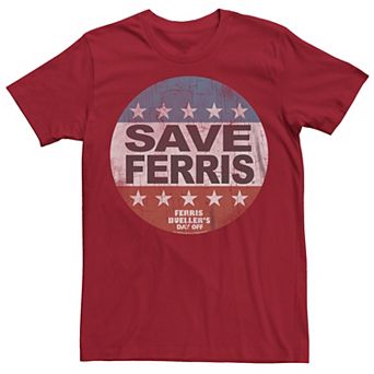 Men's Ferries Bueller Save Ferris Graphic Tee