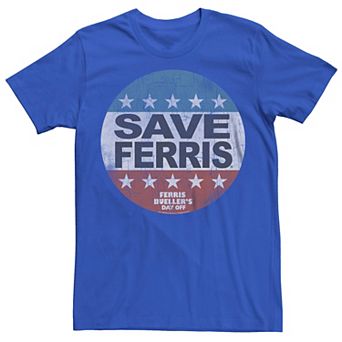 Men's Ferries Bueller Save Ferris Graphic Tee
