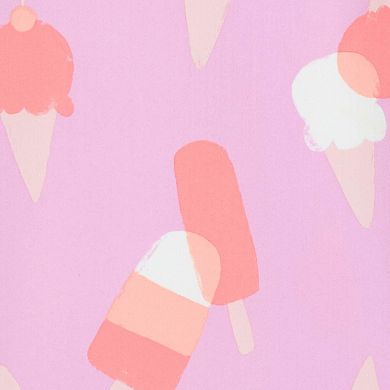 Baby Girl Carter's Ice Cream Print Ruffled Rashguard