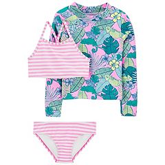 Girls 7-16 SO® Beach Vibes Bikini Top & Bottoms Swimsuit Set