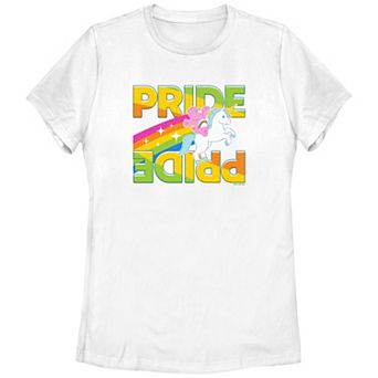 Juniors' Care Bears Pride Unicorn Ride Graphic Tee