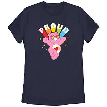 Juniors' Care Bears Pride Proud Bear Graphic Tee