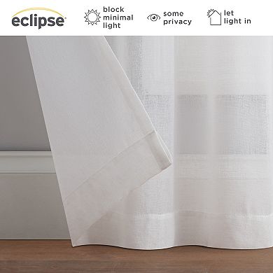Eclipse 2-Pack Tasha Tie Top Window Curtains
