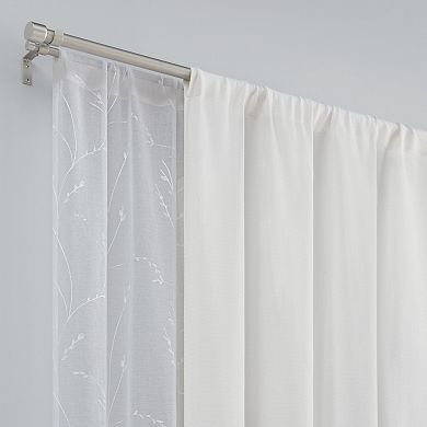 eclipse Raylan Keoni Embroidery 4-Window Curtain Panels