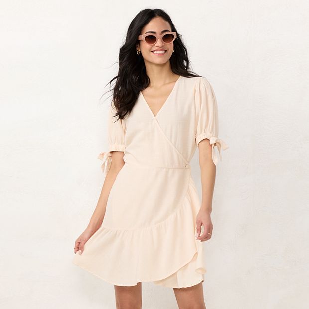 Women's LC Lauren Conrad Ruffle Wrap Midi Dress