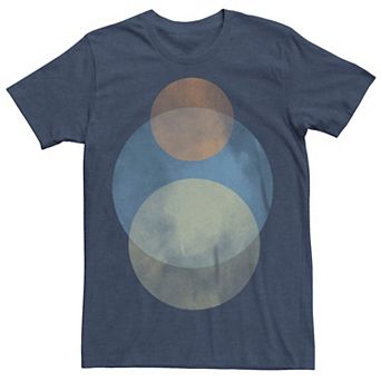 Men's Three Circles Distressed Graphic Tee