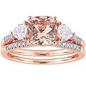 Morganite Bridal Sets