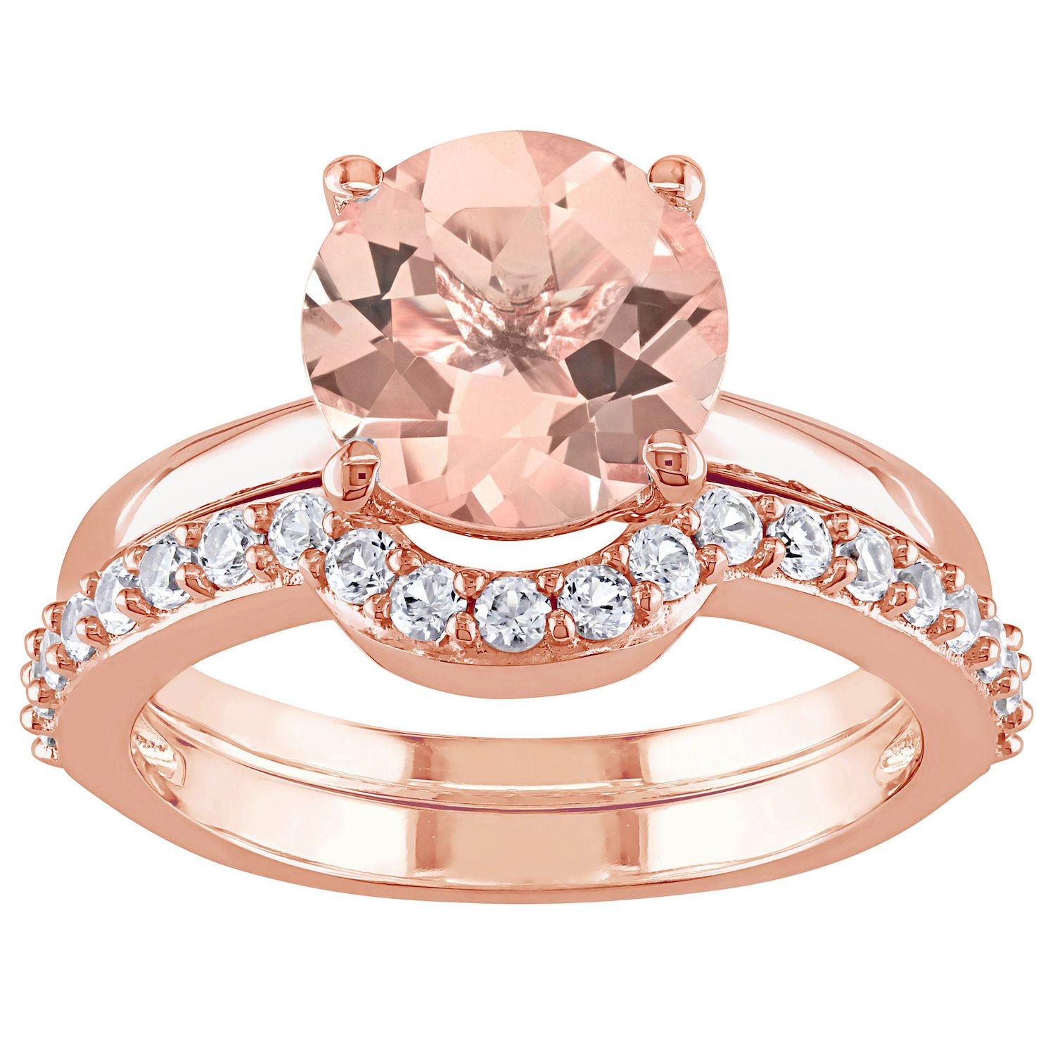 Rose Gold Solitaire Bridal Set Kohls