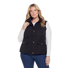 Kohls womens plus size vests sale