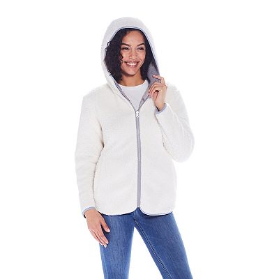 レディースウェア M's shop Women's Weathercast Reversible Zip Front Fleece Jacket