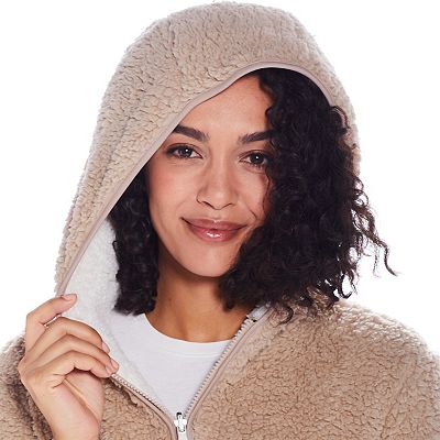 レディースウェア M's shop Women's Weathercast Reversible Zip Front Fleece Jacket