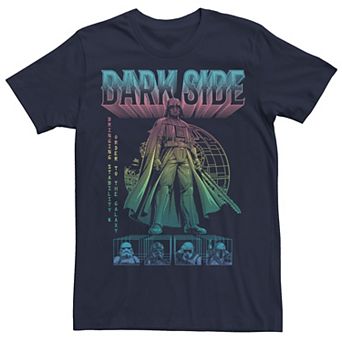 Juniors' Star Wars Dark Rainbow Colors Boyfriend Graphic Tee