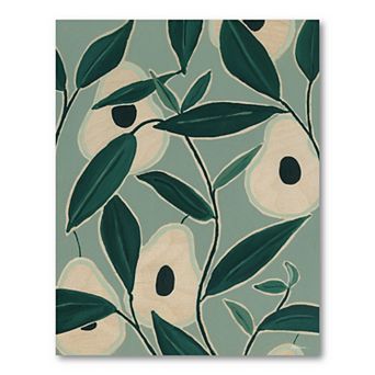 COURTSIDE MARKET Monochrome Avocados Canvas Wall Art