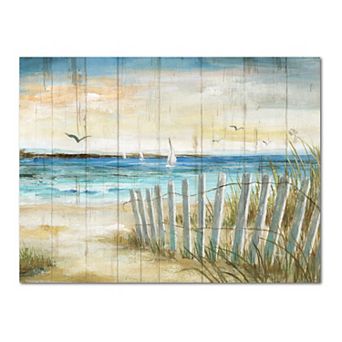 COURTSIDE MARKET Sun Sand Canvas Wall Art