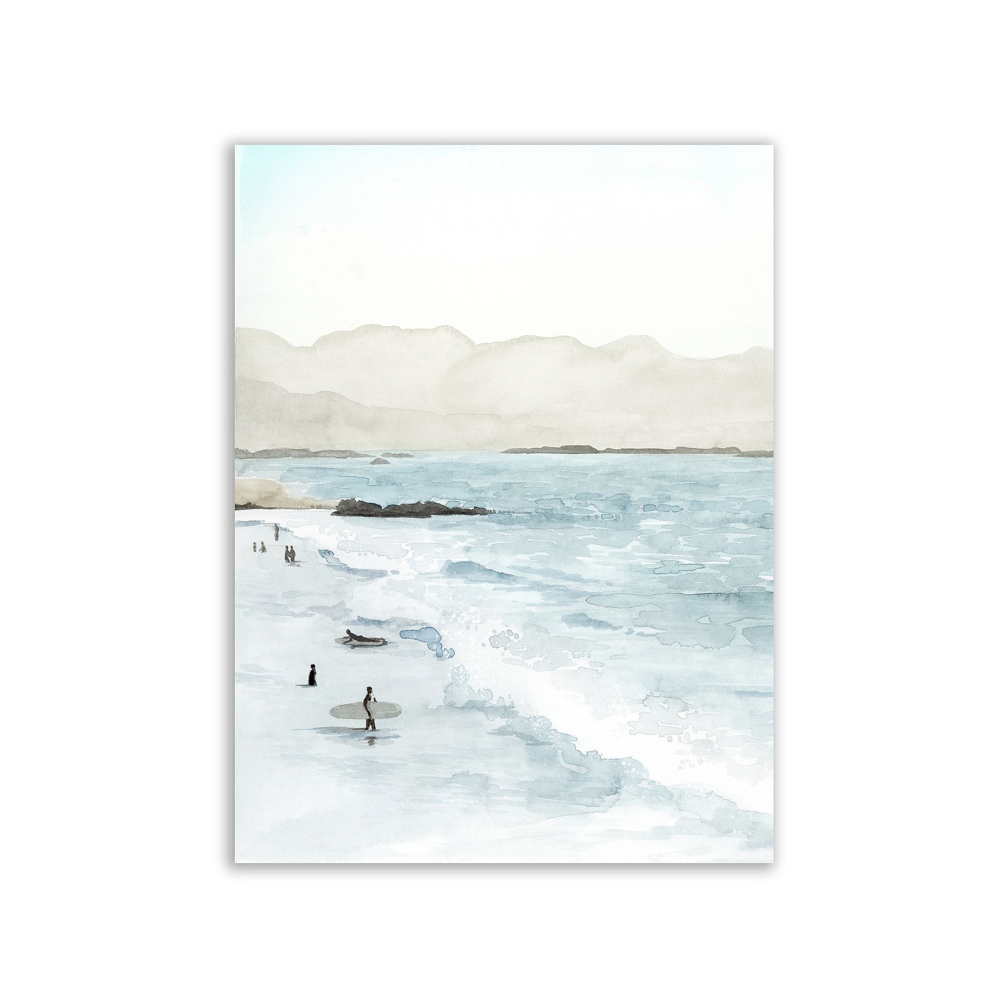 COURTSIDE MARKET In The Surf I Canvas Wall Art, Multi