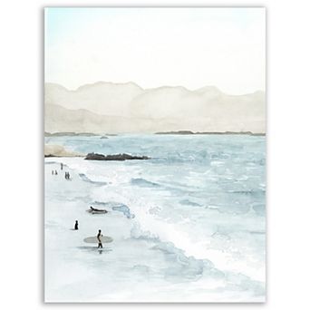 COURTSIDE MARKET In The Surf I Canvas Wall Art
