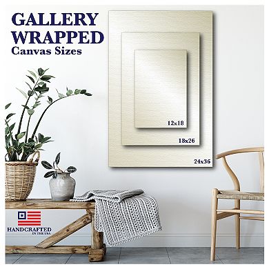 COURTSIDE MARKET Coastal Blues Canvas Wall Art