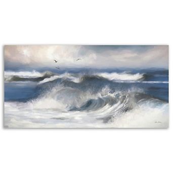 COURTSIDE MARKET Ocean Fury I Canvas Wall Art