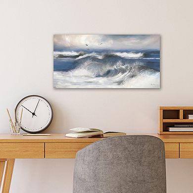 COURTSIDE MARKET Ocean Fury I Canvas Wall Art