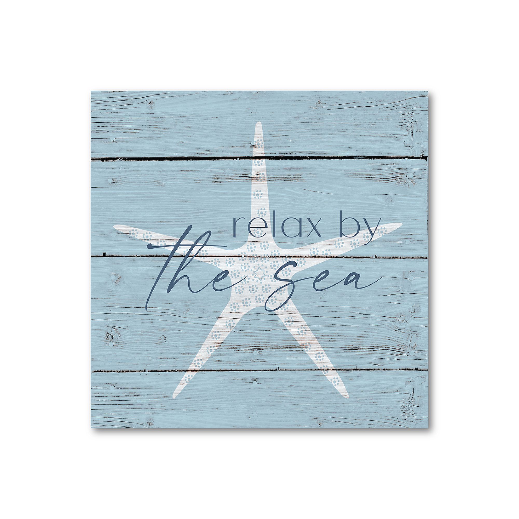 COURTSIDE MARKET Relax By The Sea I Canvas Wall Art, Multi