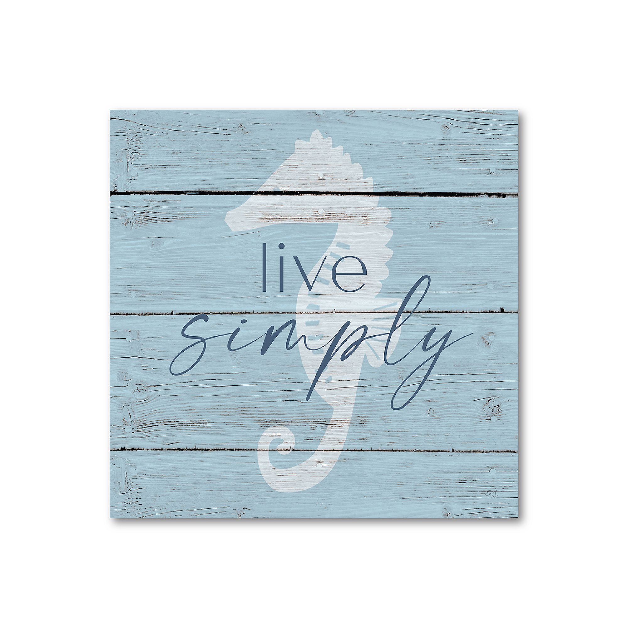 COURTSIDE MARKET Relax By The Sea II Canvas Wall Art, Multi
