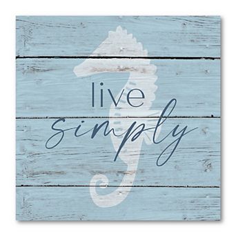 COURTSIDE MARKET Relax By The Sea II Canvas Wall Art