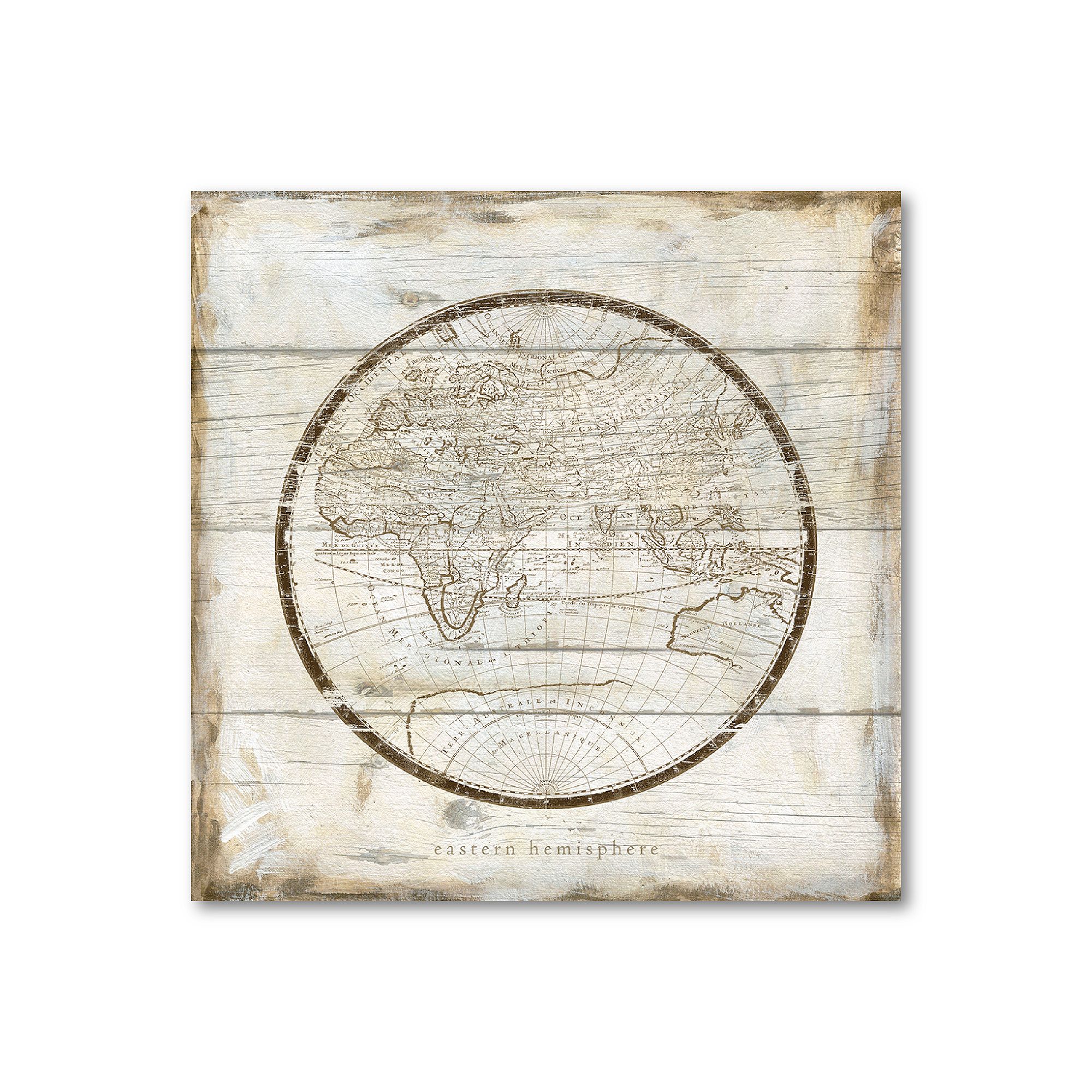 COURTSIDE MARKET Hemisphere II Canvas Wall Art, Multi