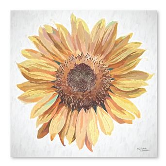 COURTSIDE MARKET Sunflower Canvas Wall Art