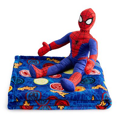 Marvel Spiderman Pillow Buddy & Throw Blanket Set by The Big One Kids™