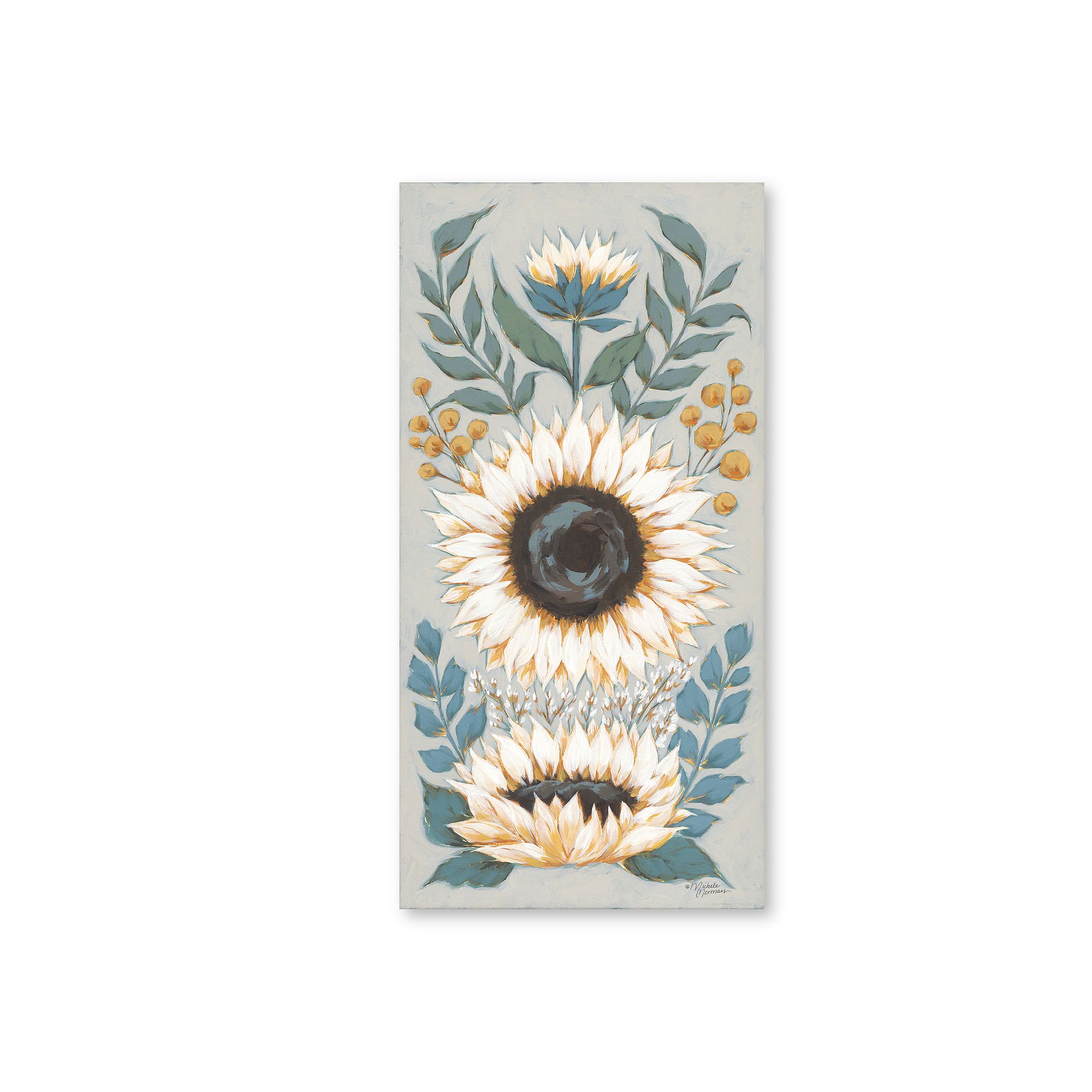 COURTSIDE MARKET Sunflower Bloom Canvas Wall Art, Multi