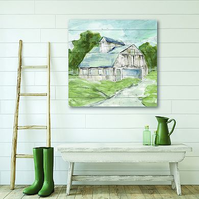 COURTSIDE MARKET Old Barn Canvas Wall Art