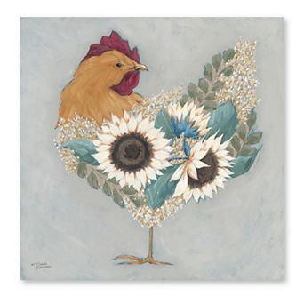 COURTSIDE MARKET Farmhouse Hen Canvas Wall Art