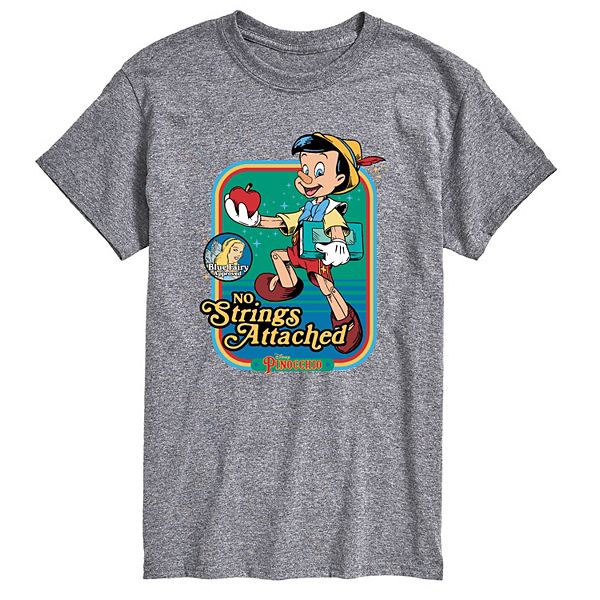 Disney's Pinocchio Big 7 Tall No Strings Attached Graphic Tee