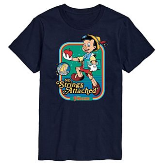 Disney's Pinocchio Big 7 Tall No Strings Attached Graphic Tee