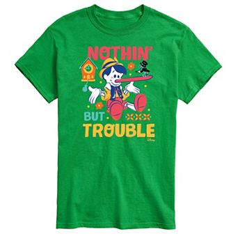 Disney's Pinocchio Big & Tall Nothin But Trouble Graphic Tee