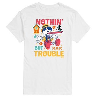 Disney's Pinocchio Big & Tall Nothin But Trouble Graphic Tee