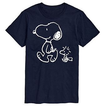 Men's Peanuts Snoopy Walk Graphic Tee