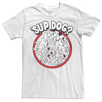 Disney's 101 Dalmatians Men's Happy Dogs Badge Tee