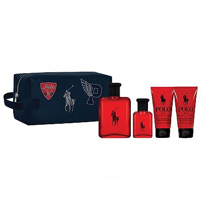 Ralph Lauren Polo Red Eau de Toilette 4-Piece Cologne Gift Set