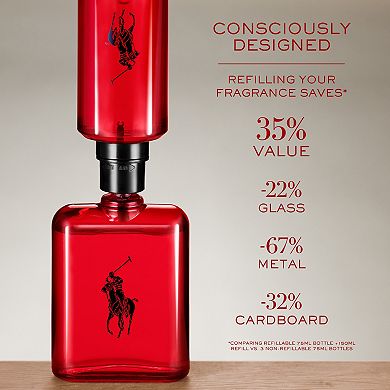 Ralph Lauren Polo Red Eau de Toilette 4-Piece Cologne Gift Set