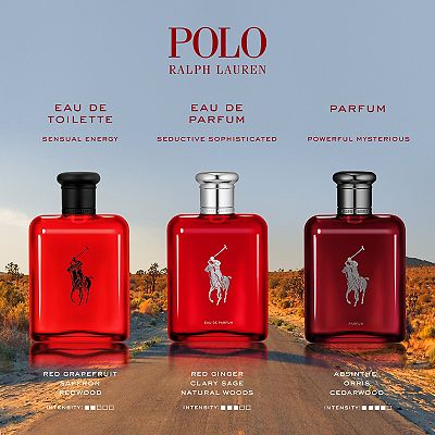 Ralph Lauren Polo Red Eau de Toilette 4 Piece Cologne Gift Set